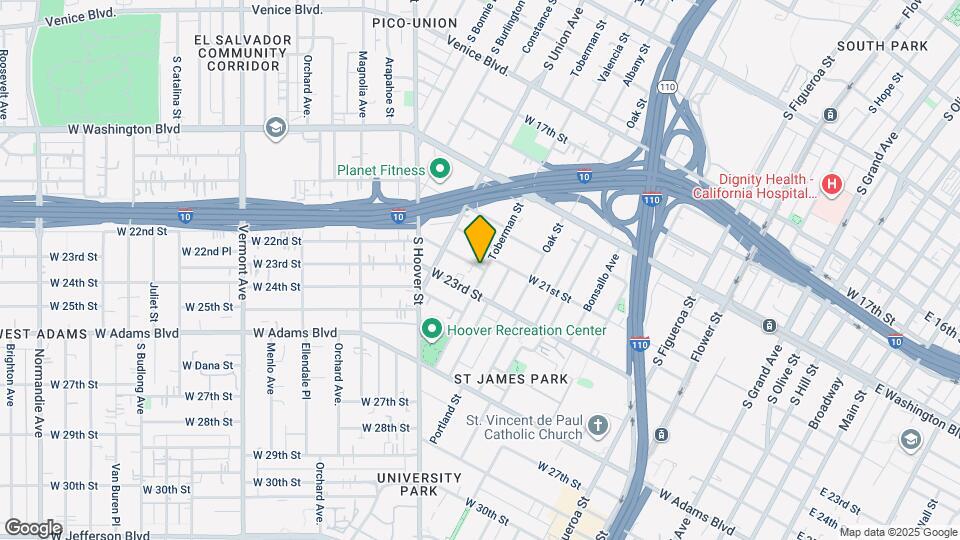 1034 W 22nd St Map and Location Details