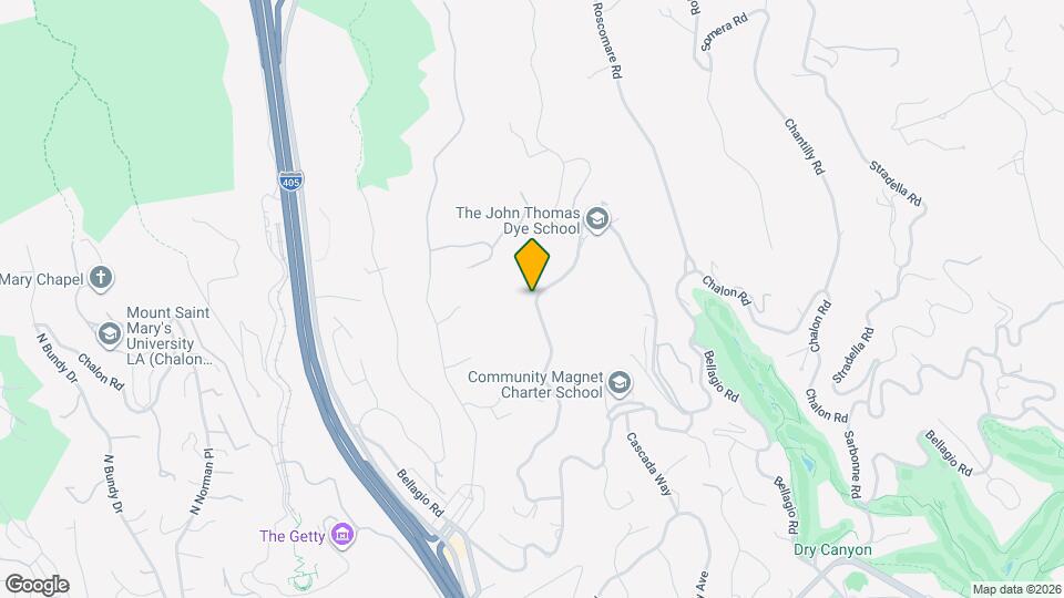 935 Linda Flora Dr Map and Location Details