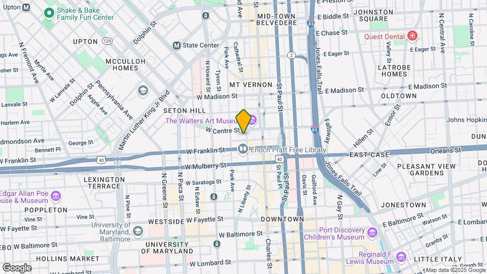 506 Cathedral St Mapa y Detalles de la Ubicación