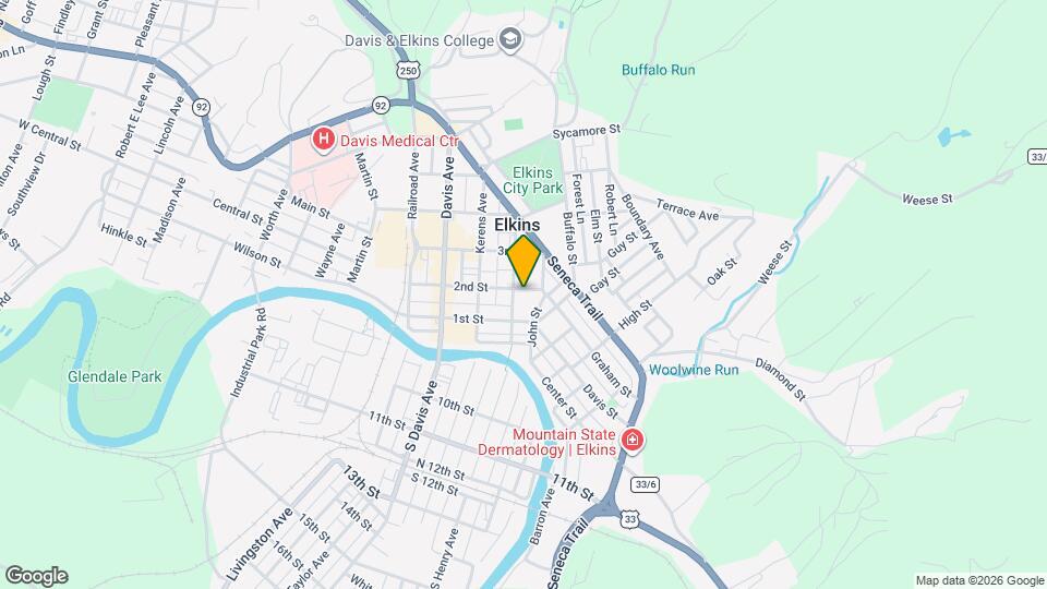 116 Henry Ave Map and Location Details