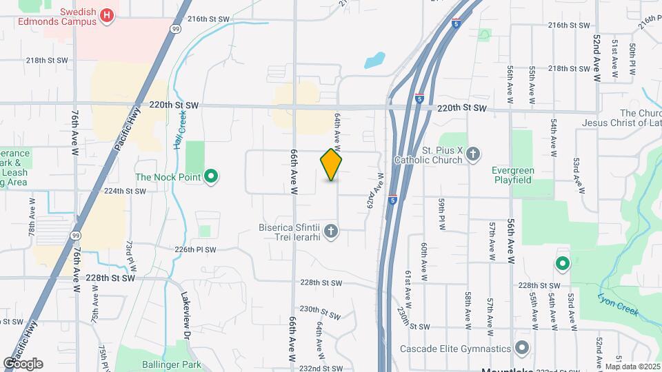 22316 64th Ave W Map and Location Details