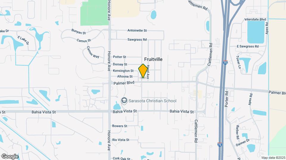 869 Ponder Ave Map and Location Details