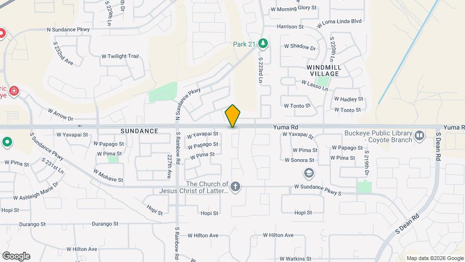 22474 W Yavapai St Mapa y Detalles de la Ubicación