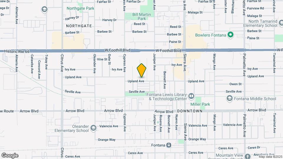 8293 Pepper Ave Map and Location Details
