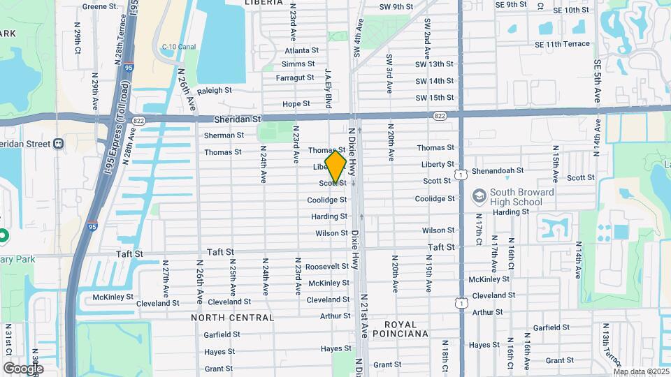 2124 Scott St Map and Location Details