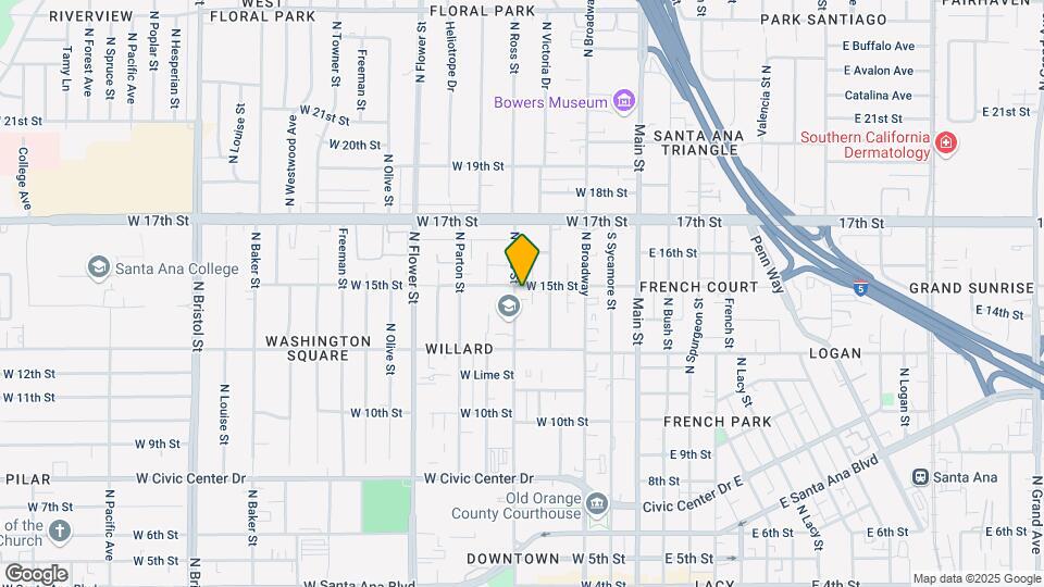 1417 N Ross St Mapa y Detalles de la Ubicación