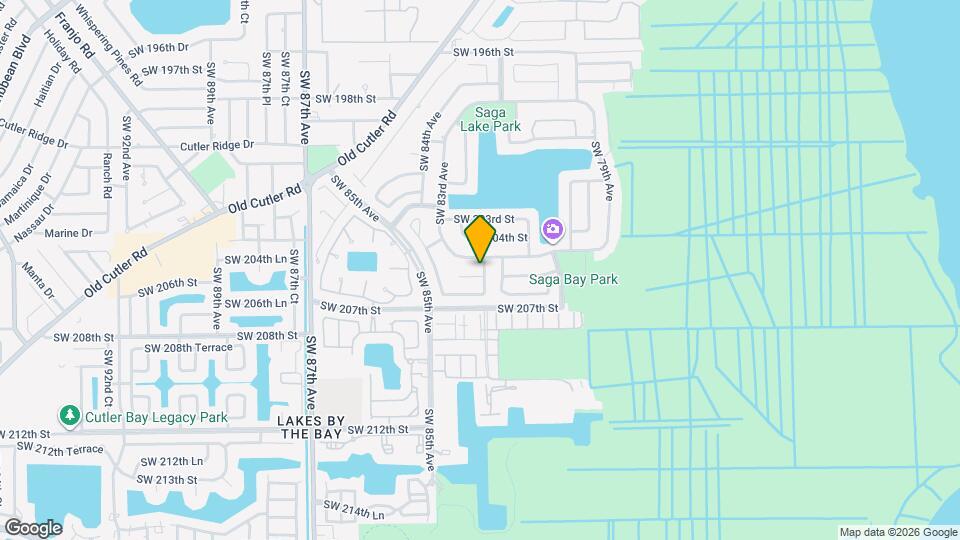 8275 SW 205th Terrace Map and Location Details