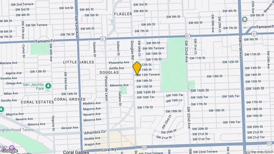 3680 SW 13th Terrace Map and Location Details
