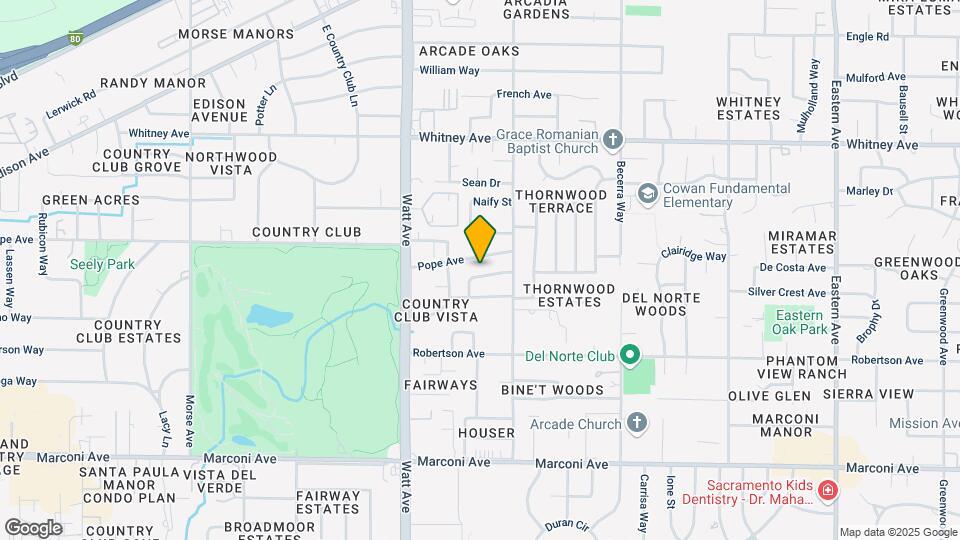3621 Woodcrest Rd Map and Location Details