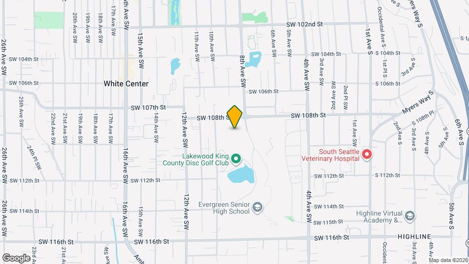 Canopy White Center Mapa y Detalles de la Ubicación