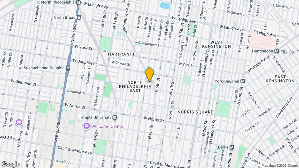 2216 N Marshall St, Unit 3 Map and Location Details