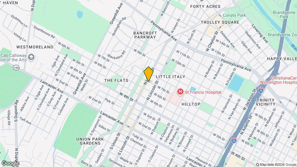 1916 W 7th St Map and Location Details