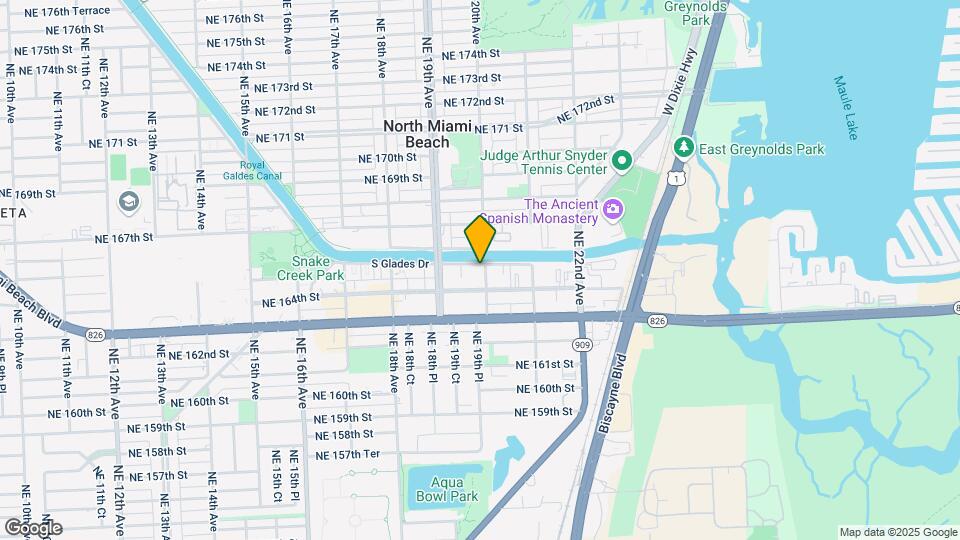 16480 NE 20th Ave Mapa y Detalles de la Ubicación