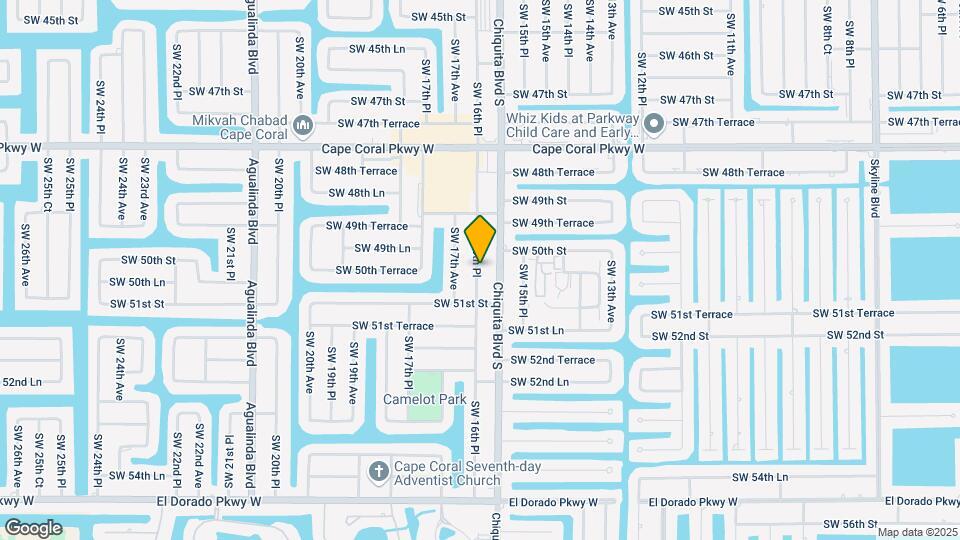 5023 SW 16th Pl Map and Location Details