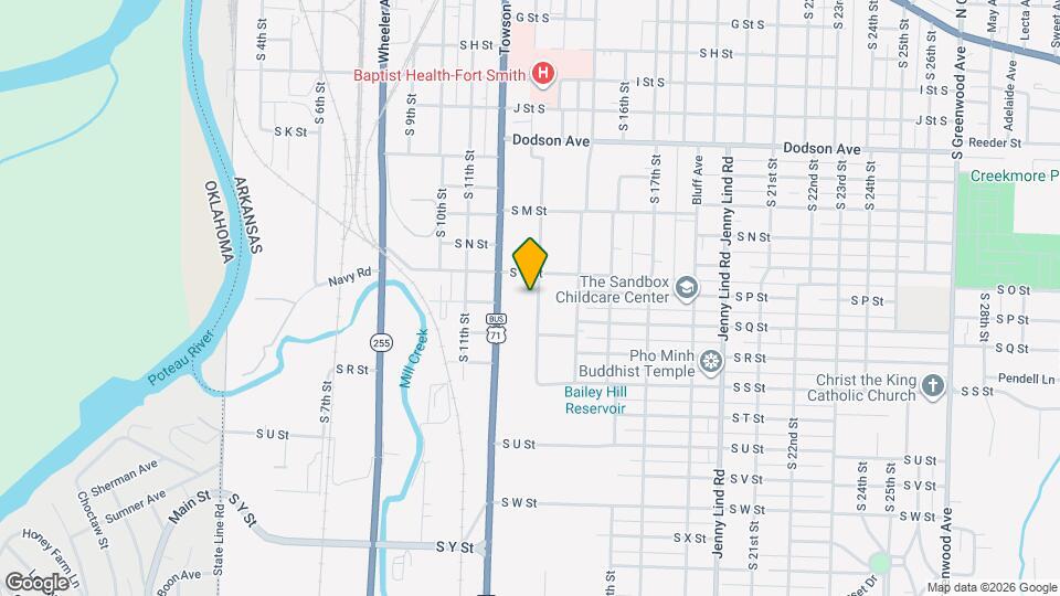 1623 S 12th St Map and Location Details