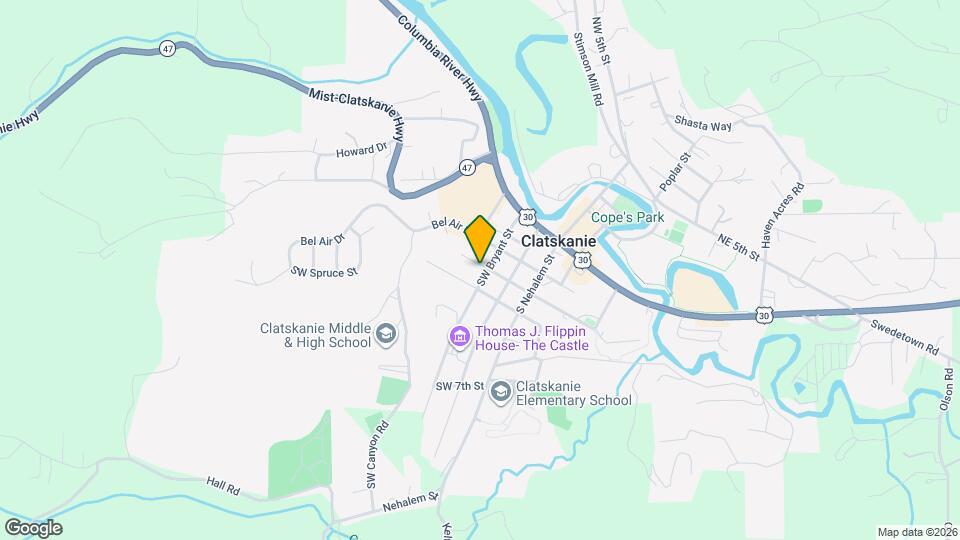 330 SW Bryant St Map and Location Details