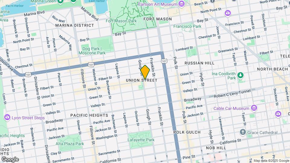 1695 Union St Map and Location Details