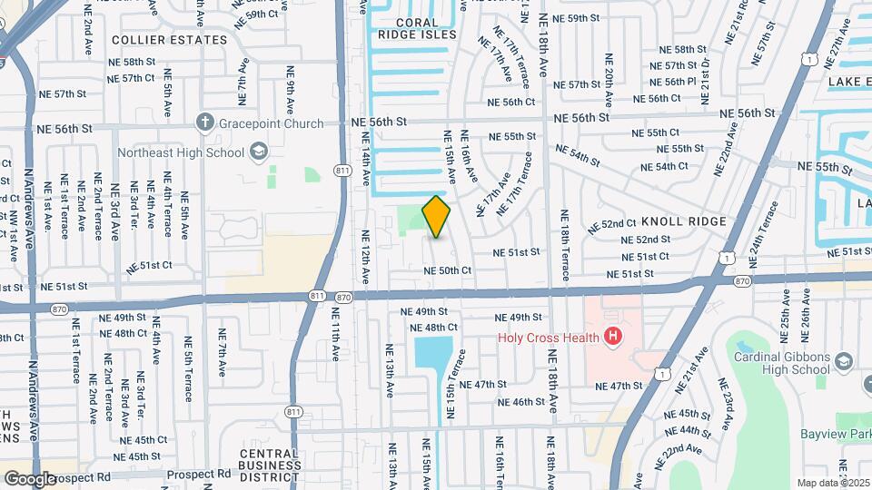 5200 NE 14th Way Map and Location Details
