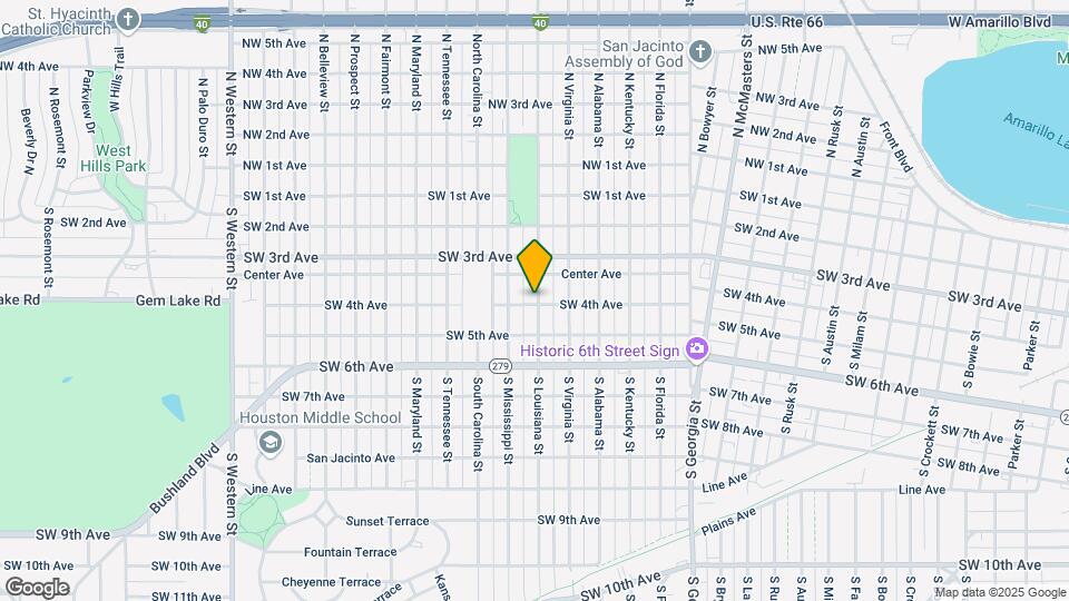 316 S Louisiana St Map and Location Details
