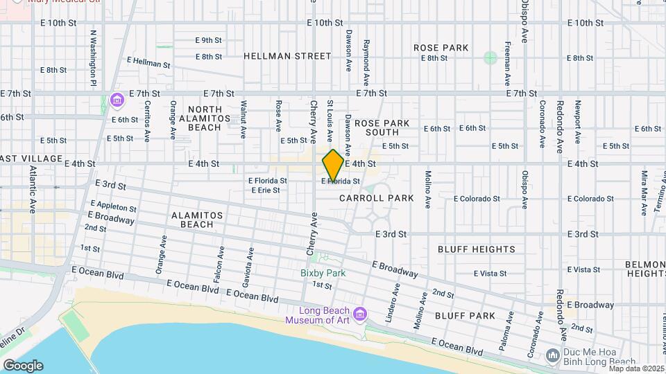 2104 E Florida St Map and Location Details