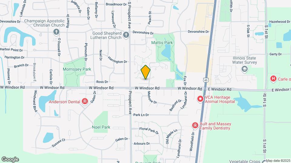 2309 Melrose Dr, Unit A Map and Location Details