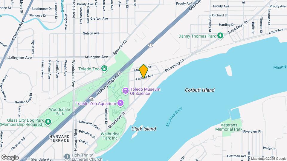 2563 Foraker Ave Map and Location Details