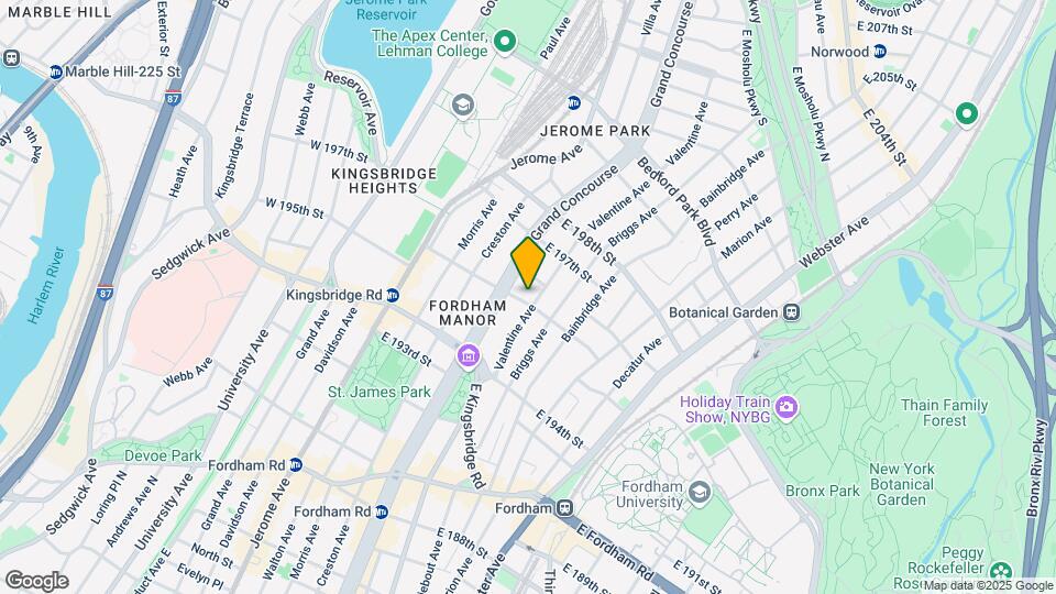 219 E 196th St Map and Location Details