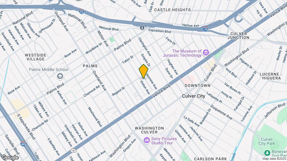 3718 Vinton Ave Mapa y Detalles de la Ubicación