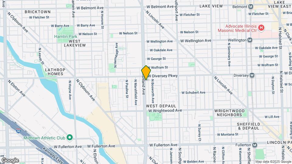 2743 N Ashland Ave Map and Location Details