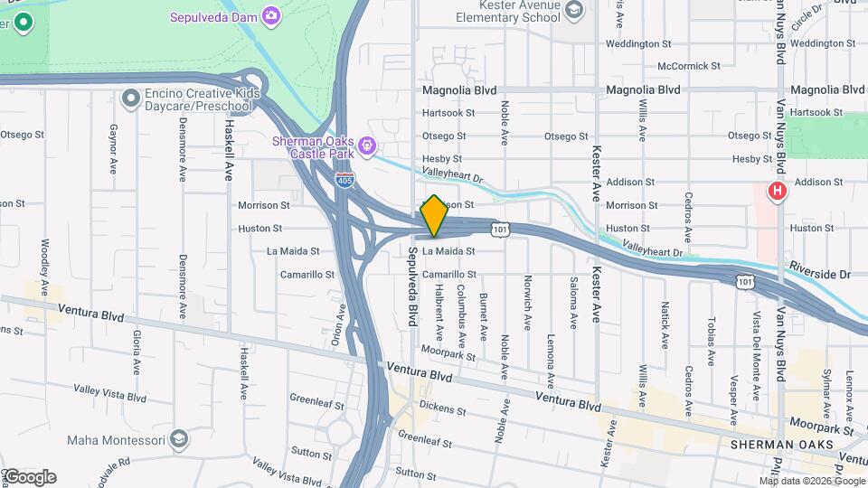 15235 La Maida St Map and Location Details