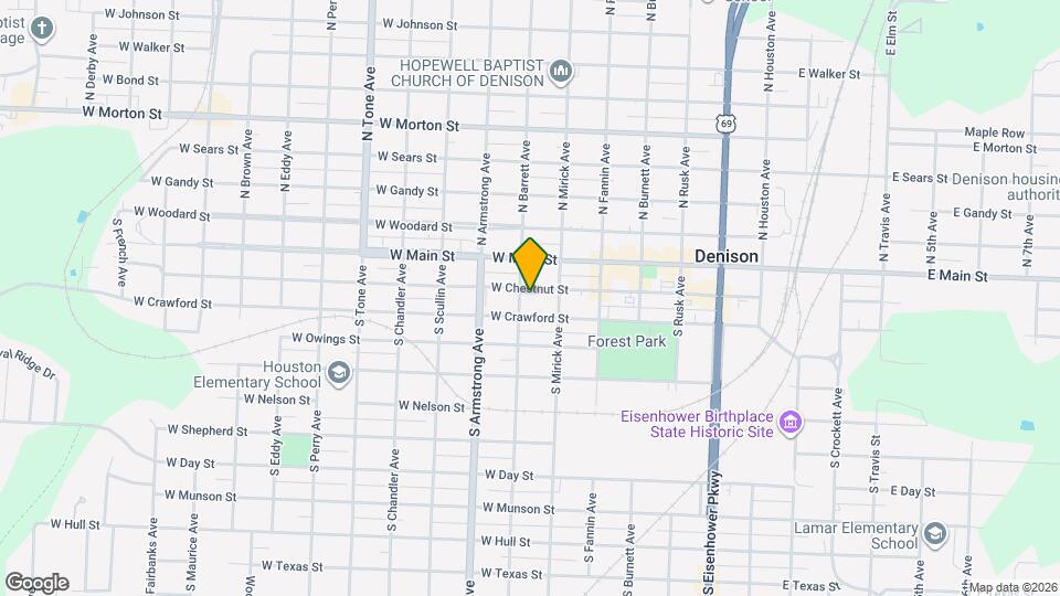626 W Chestnut St Map and Location Details