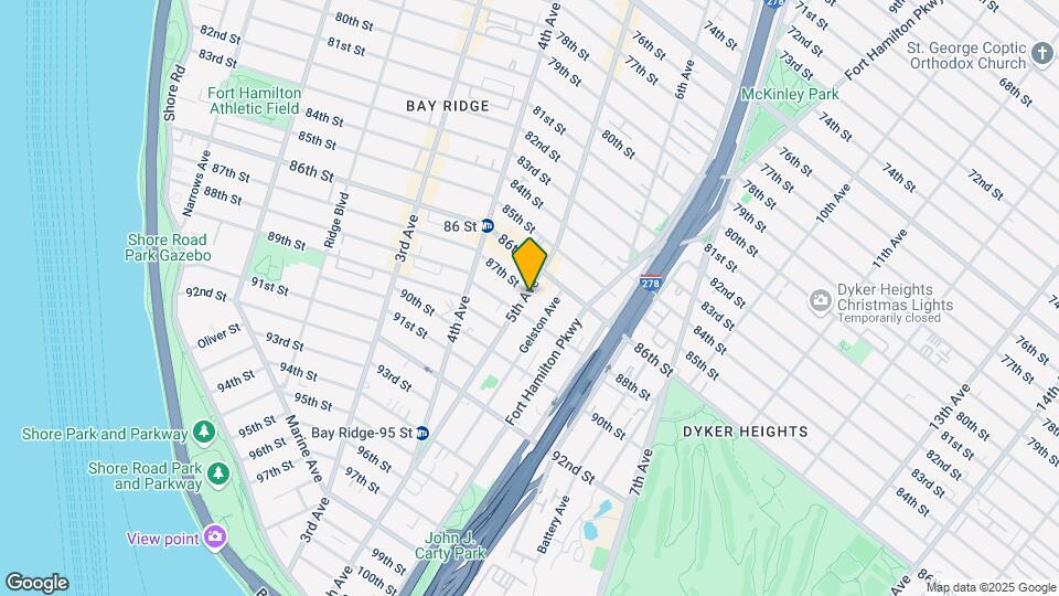 8703 Fifth Ave Map and Location Details