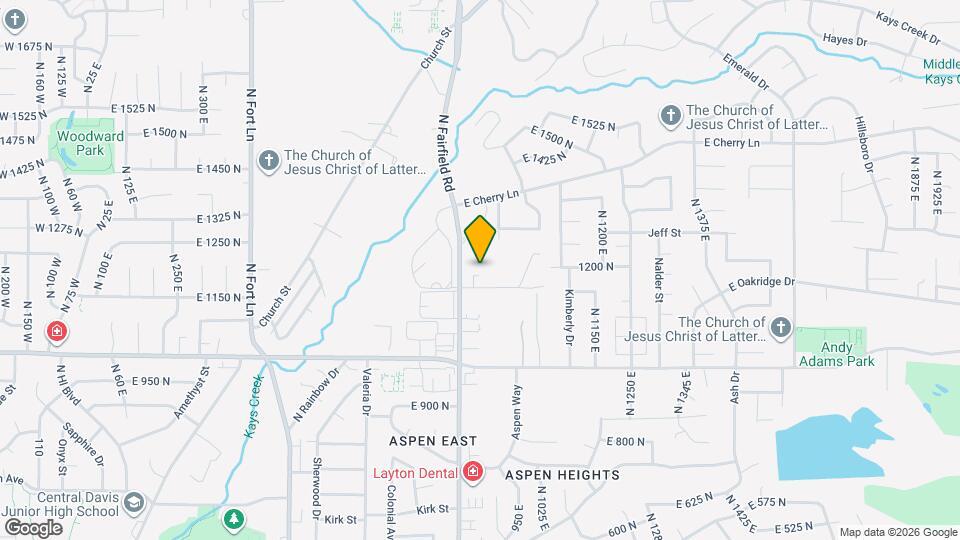 1184 N 900 E Map and Location Details