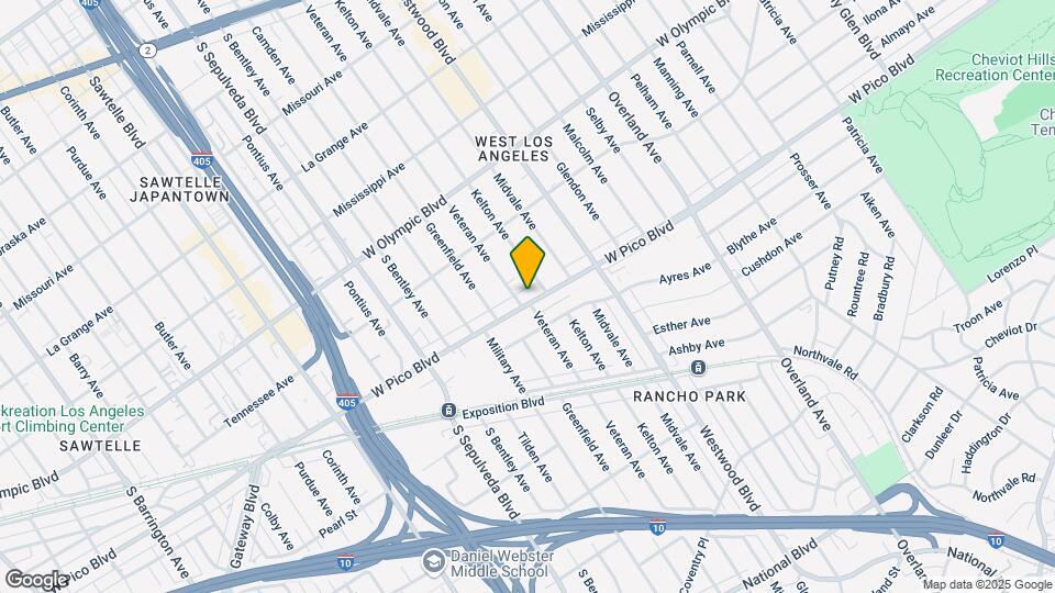 10951 W Pico Blvd Mapa y Detalles de la Ubicación
