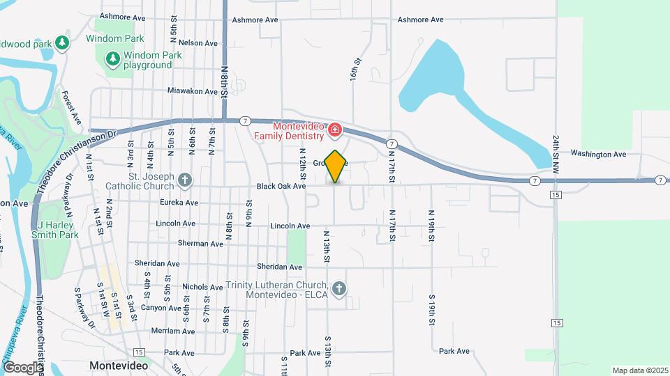 1318 Black Oak Ave Map and Location Details