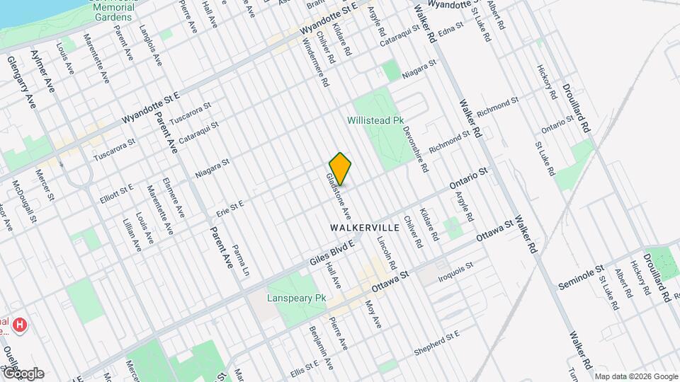 1092 Gladstone Ave, Unit 1 Map and Location Details