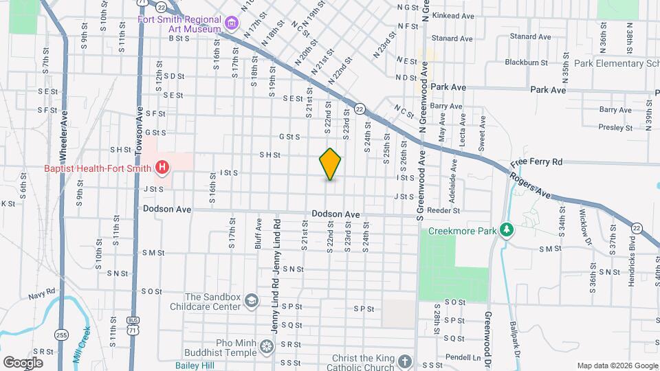 1017 S 22nd St Mapa y Detalles de la Ubicación