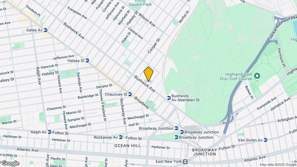 1455 Bushwick Ave Map and Location Details