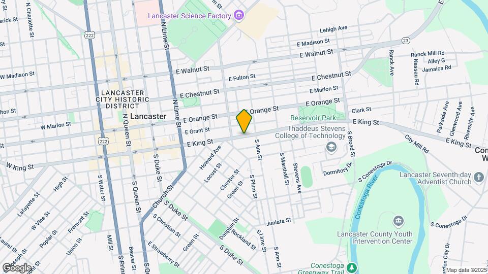 430 E King St, Unit 1 Mapa y Detalles de la Ubicación