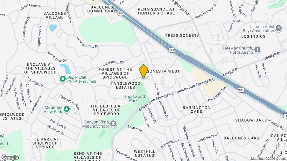 11611 Rustic Rock Dr Map and Location Details