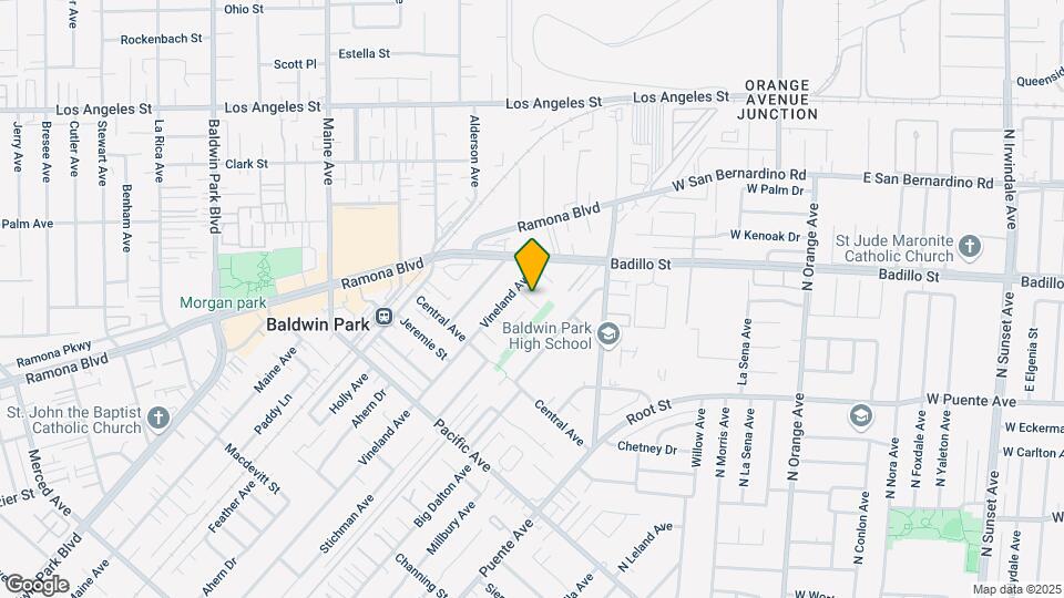 4028 Vineland Ave Map and Location Details
