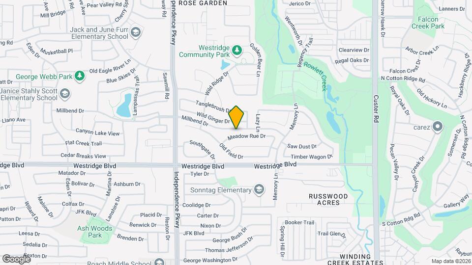 9840 Meadow Rue Dr Map and Location Details