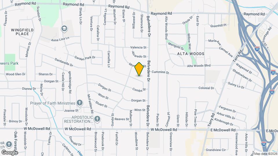 722 Myrtlewood Dr Mapa y Detalles de la Ubicación