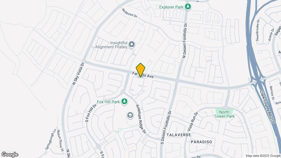 25 Alamere Falls Dr Map and Location Details