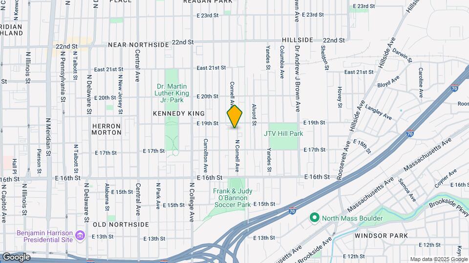 1818 N Cornell Ave Mapa y Detalles de la Ubicación