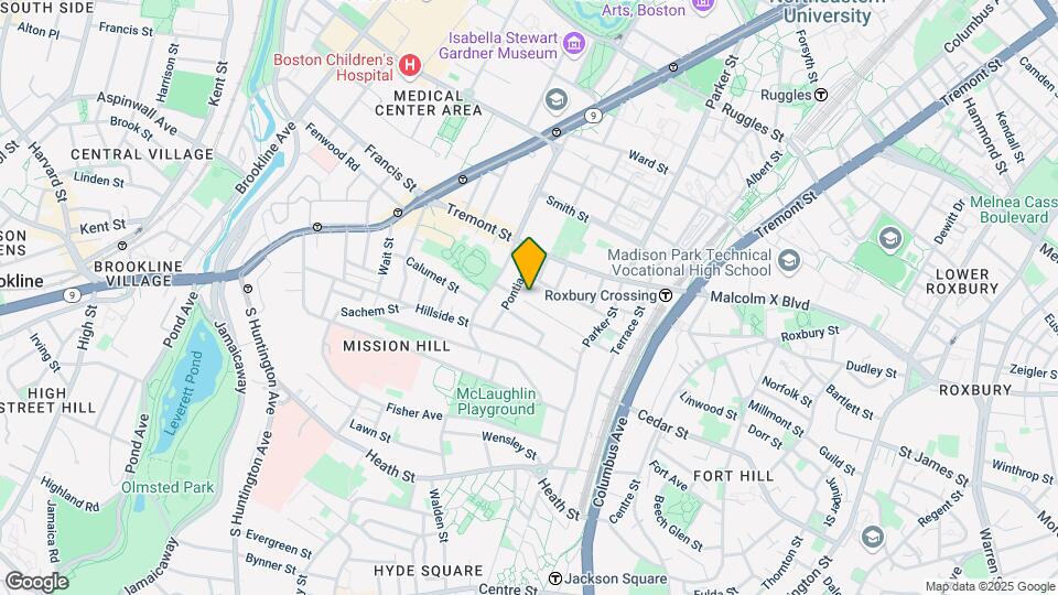 71 Alleghany St, Unit 1 Map and Location Details