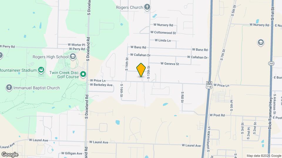 1319 W Price Ln Map and Location Details