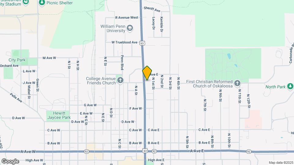 916 N Market St, Unit 916 & 1/2 (Upper) Mapa y Detalles de la Ubicación