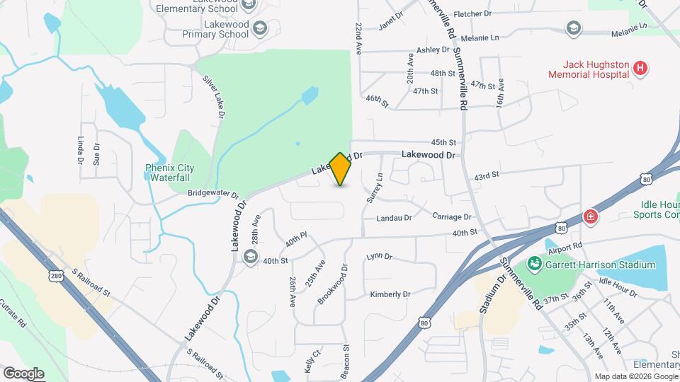 Lakewood Apartments Map and Location Details