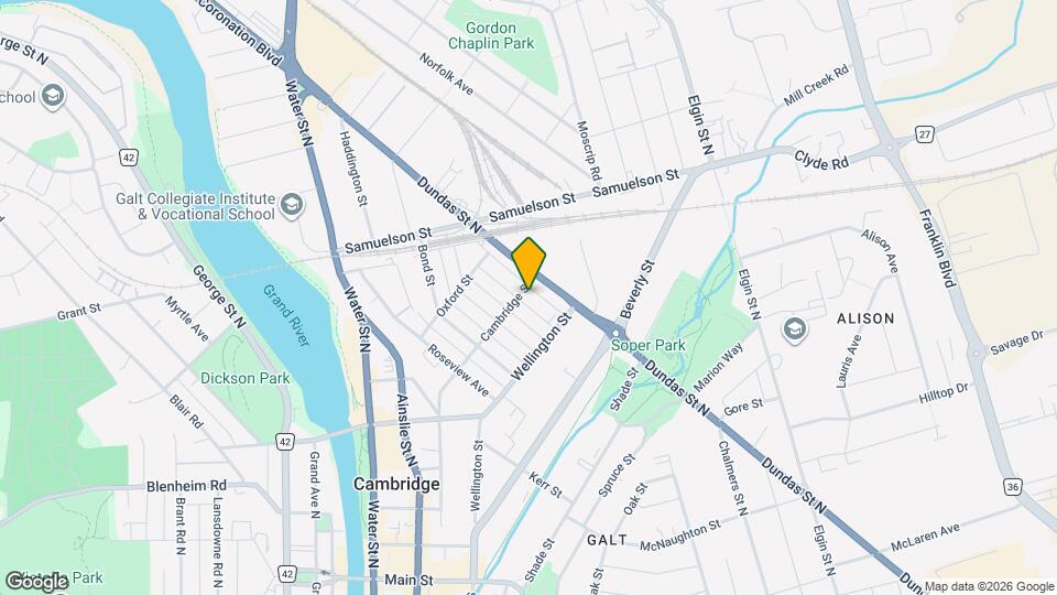 145 Cambridge St Map and Location Details